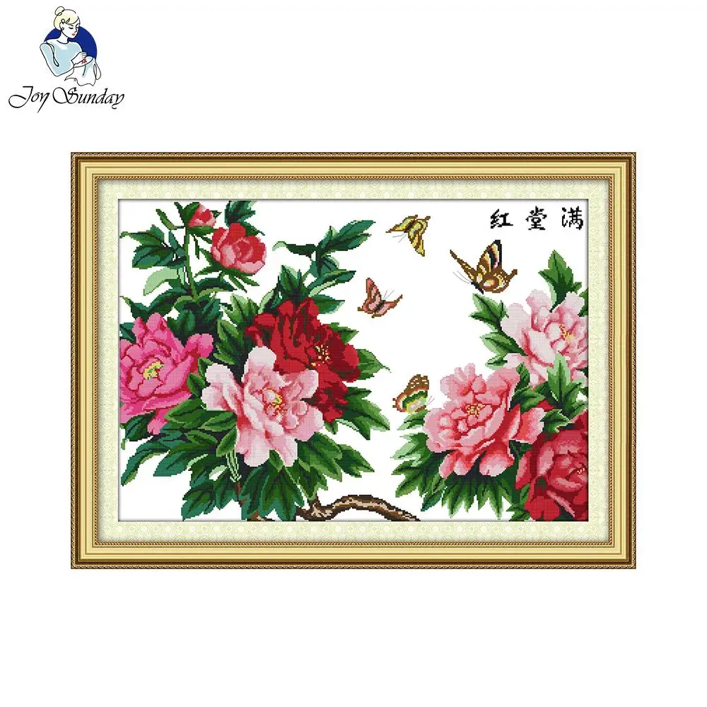 

Joy Sunday Success In Every Field Painting Craft Counted or Stamped 11CT14CT Chinese Cross Stitch Kits Embroidery Needlework Set