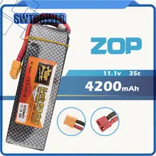 2 шт. ZOP 3 s 11.1 В 4200 мАч lipo Батарея 30c для вертолета Drone Quadcopter четыре оси RC автомобиля лодка мощность 3 S Lipo Батарея 11.1