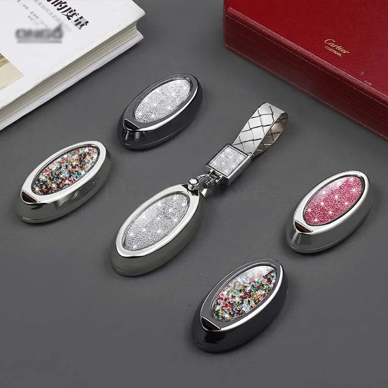 

Car Key Case Special Diamond Shell For Nissan Infiniti G25 G37 JX35 Q50/L Q60/S Q70L QX50 QX60 QX70 EX FX JX G/M with Keychain