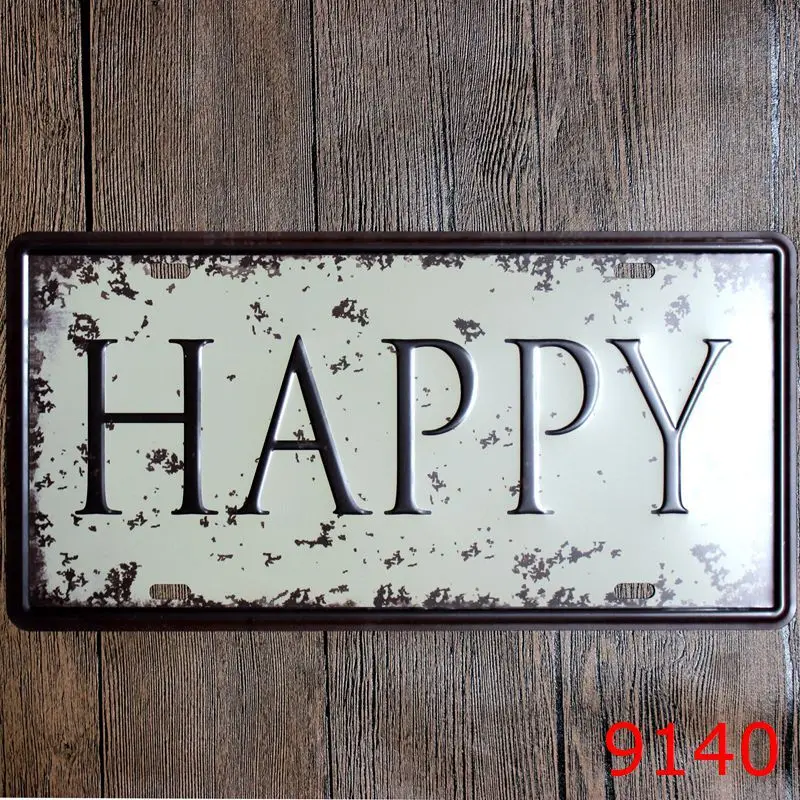 Retro Metal Plaques Signs Service Station Iron Painting Home Decor