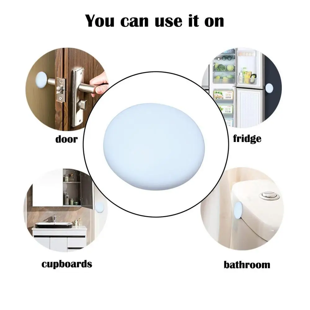 10 X Silicone Wall Protectors Door Edge Corner Bumper Guards Stopper