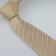 YIBEI coahella Галстуки хаки Узел контрастный хаки w Серебряный полосатый галстук тонкий обтягивающий галстук 7 см деловой галстук рубашка ручной работы Галстуки