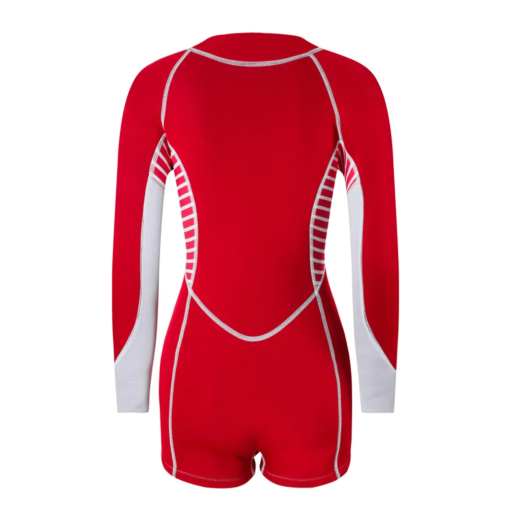 Neoprene 2mm Shorty | Long Sleeve Wetsuit for Men Women Surfing Snorkeling Scuba Diving Surfing Kayaking Equipment Accessories