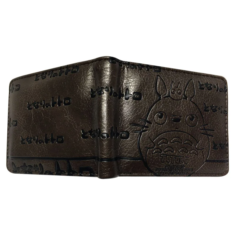 Аниме Кошелек monokuma/Naruto/Dragonball z Логотип коричневый двойной бумажник мужской держатель для карт цельный кошелек новинка