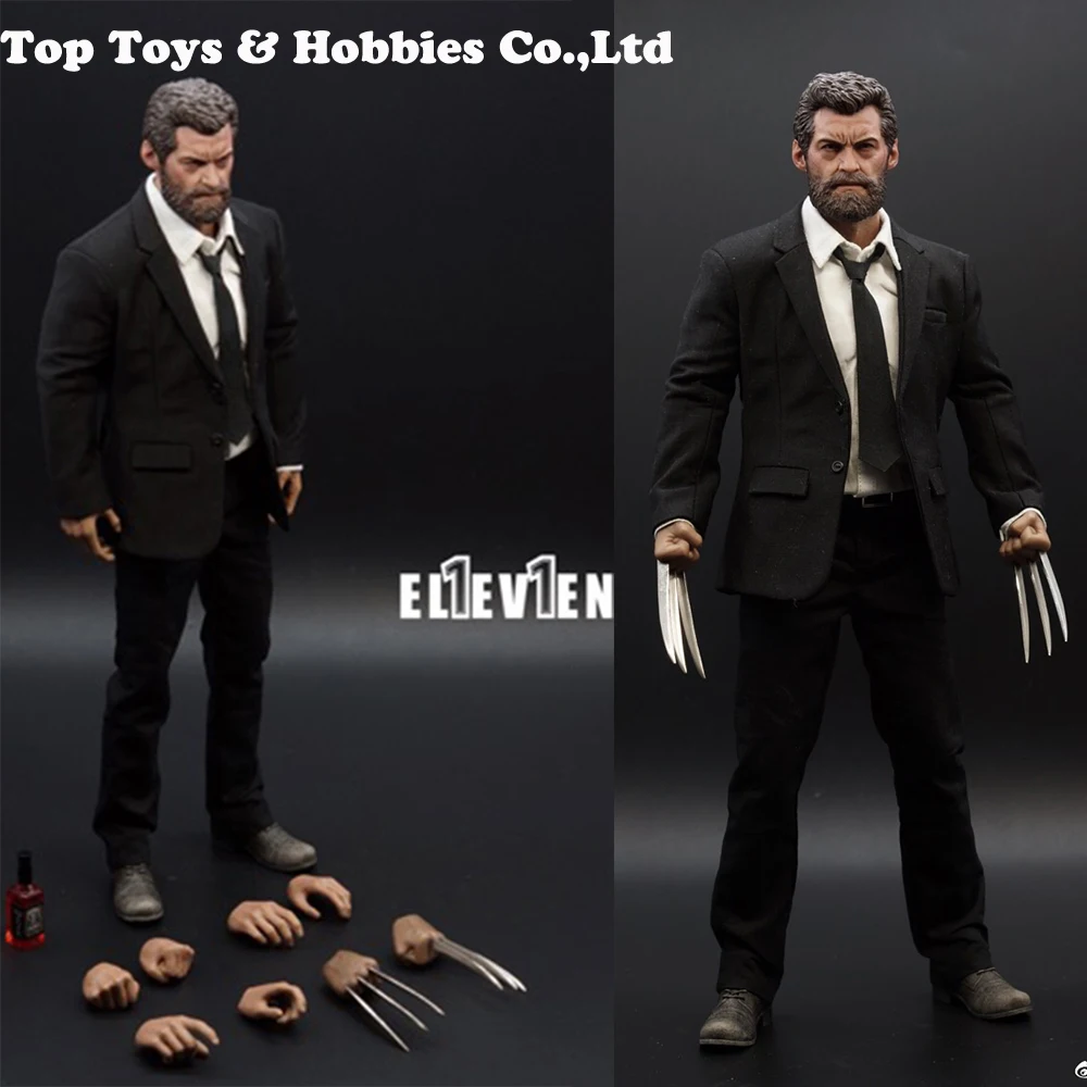 

Full set figure Eleven 1/6 Scale Logan Wolverine 3.0 Hugh Jackman Uncle Wolf Elderly Version W claws hands body clothing set box