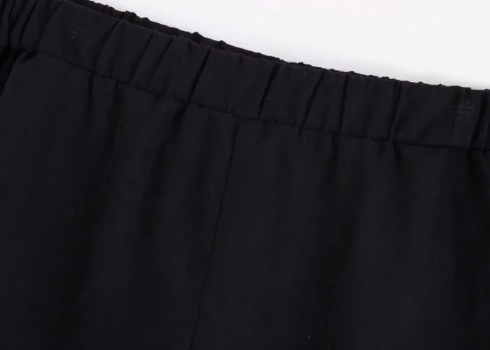 2019 Женские повседневные однотонные черные шорты женский эластичный пояс летние шорты для отдыха pantalones cortos P515