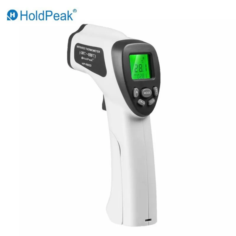

HoldPeak HP-980D Digital Infrared Thermometer -30--550'C / -22--1022'F Non Contact Thermometer Laser Temperature Instrument