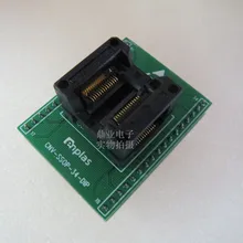 SSOP28/DIP OTS-34(28)-0,65-01 burn-в гнездо золотое покрытие тестовая плата для интегральных схем сиденье Тесты гнездо Тесты скамья