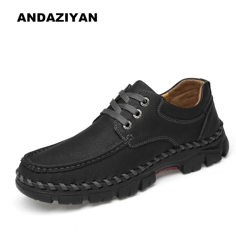 Andaziyan Homens Preto Grande marrom Sapatos Tamanho cáqui Dos Casuais BqqPZ