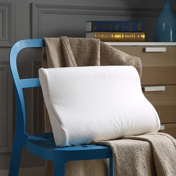 

500g Anti-Bacteria Water-loving Polyurethane Memory Foam Pillow For Kids White Comfortable Healthy Sweet Sleep Size 40*25*5/3cm