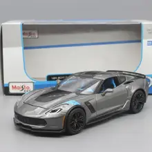 Mai Sto 1:24 Корвет C7 Grand Sport Z15 сплав модель машинки, Diecast металлические игрушки подарок на день рождения для детей, носки для мальчиков