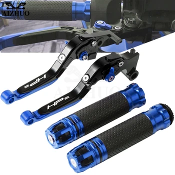 

Motorcycle Accessories Brake Clutch Lever Extendable+Hand Grips Handlebar For BMW HP2 EnduRo 2005-2009 2006 2007 2008