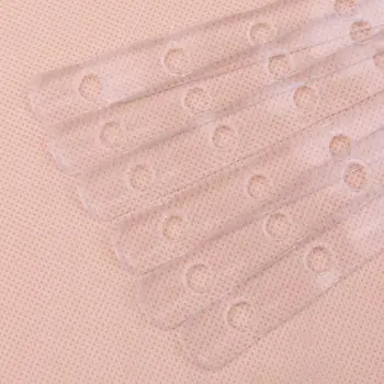 

free shipping plastic clothing storage hanger Connector Clothing Collocation set chain transparent plastic strip shop DIY part