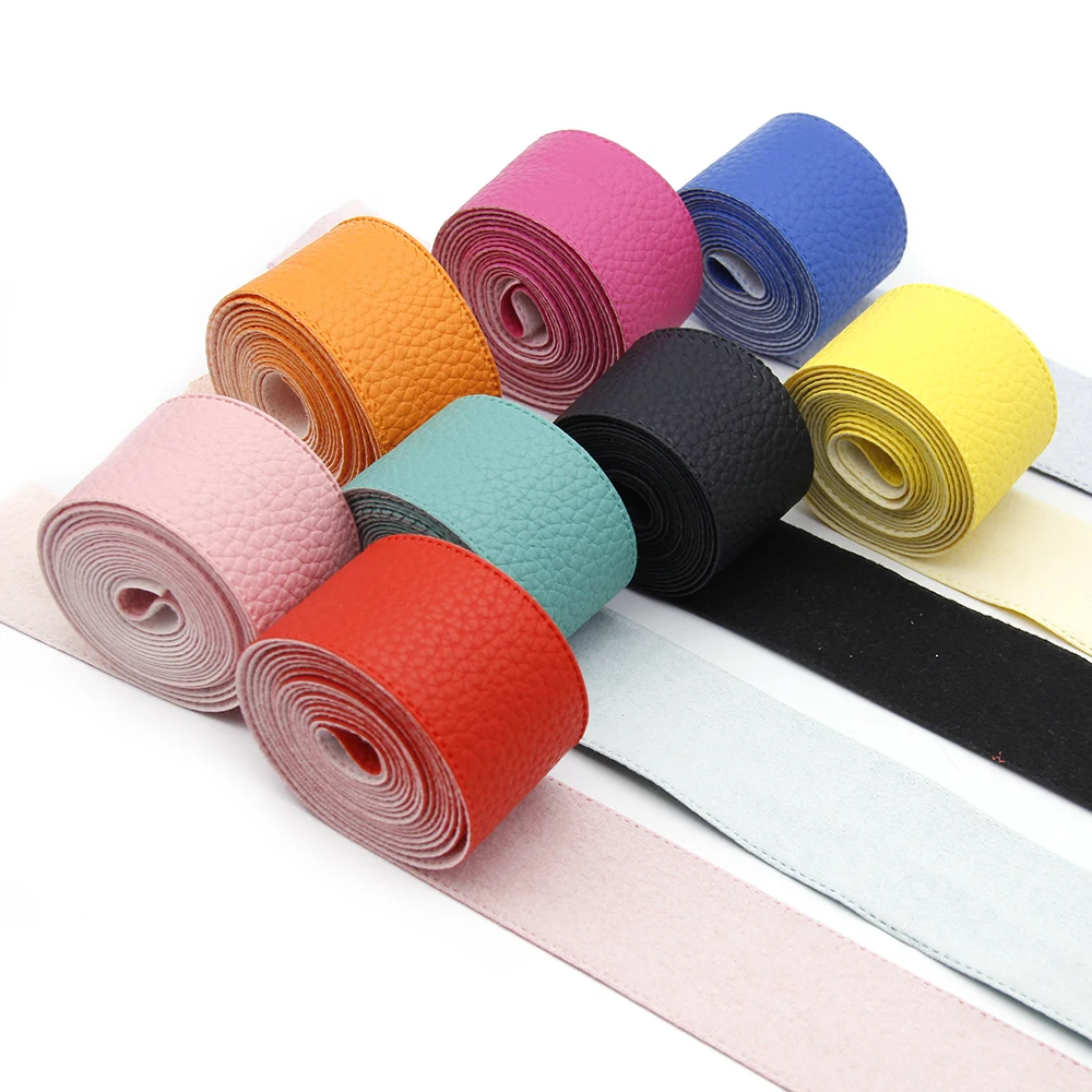 

David accessories 60mm Litchi Leather Fabric Ribbon Tapes Party Packing Decoration Gift Wrapping Belt DIY Material,5Yc6760