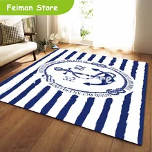 Большой Европейский ковер, мягкий фланелевый ковер для гостиной, ковер домашний декор для детской комнаты, коврики для игр, ковры с якорем для гостиной