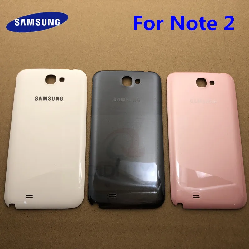 

For SAMSUNG Galaxy Note 2 N7100 N7105 I317 Back Battery Cover Rear Door Housing Case For SAMSUNG Note II Back Cover