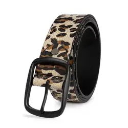 2019 модный треснутый леопардовый дизайн мужской ремень новый тренд мужской ремень Горячая Распродажа металлическая пряжка мужские ремни