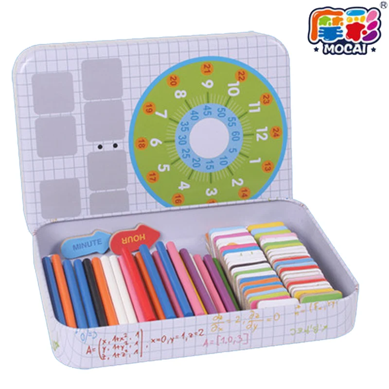 

2017Children Wooden Numbers Stick Mathematics Early Learning Counting Educational Math Toys for Children Kids Gift