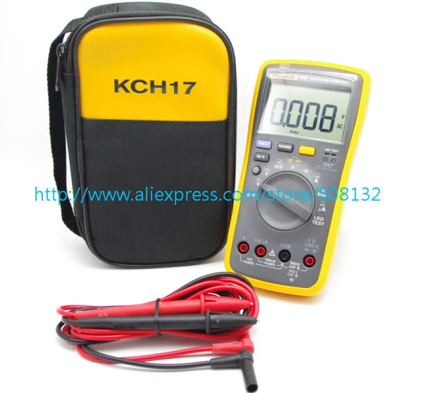 

FLUKE 18B+ Digital Multimeter Meter LED test With soft case KCH17 F18B+