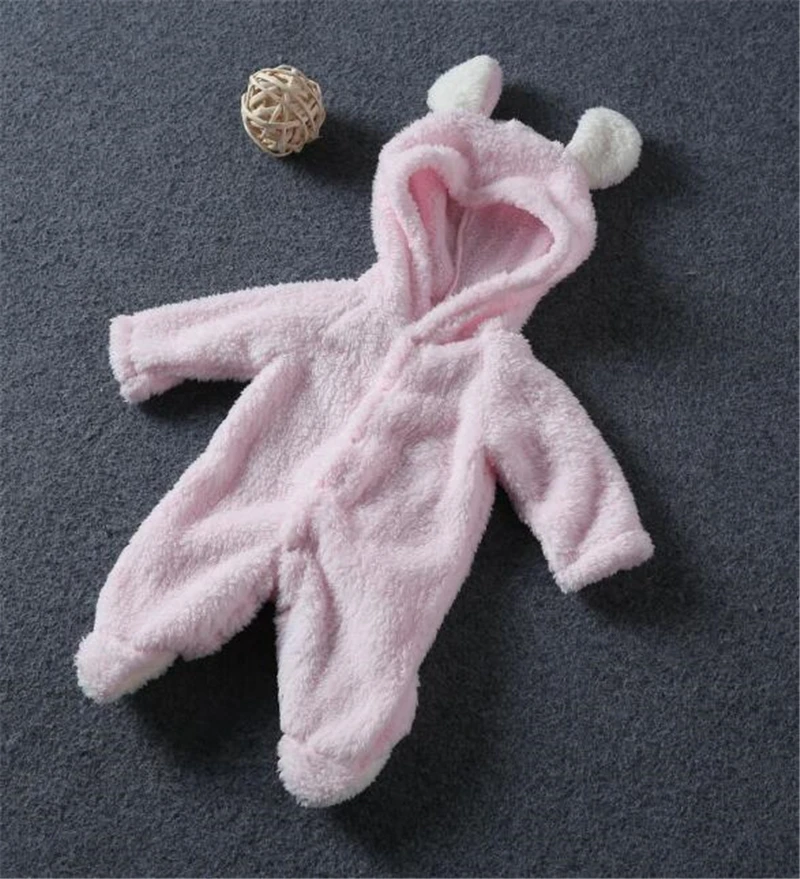 Флисовая одежда для новорожденных с рисунками животных, комбинезон Menina, Детский костюм, теплый Детский комбинезон с длинными рукавами