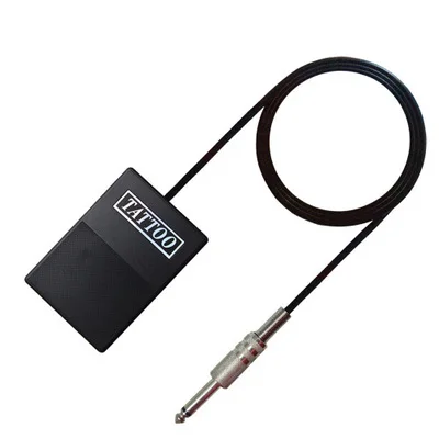 

Plastic Tattoo Machine Footswitch Foot Pedal Controller Power Supply Black Free Shipping