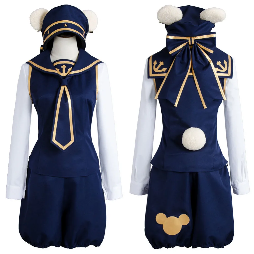 

Duffy the Bear Outfit Cosplay Costume Dress Adult Full Sets Uniform Costume For party hallween carnival