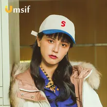 Новые женские бейсбольные кепки смешанных цветов с вышивкой буквами Ретро бейсболка Козырьки для женщин уличная Бейсболка Шапки