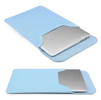 

Luxury For MacBook Air Pro 11 12 13 15 inch Laptop sleev Bag PU Leather Case Sleeve Notebook Ultrabook Carry Bag Case Pouch