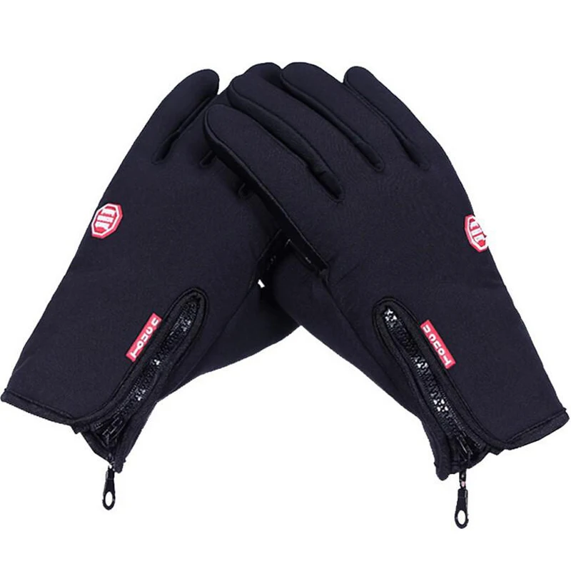 Outdoor Windstopper Winter Warm Gloves Men Women Sports Riding Cycling Motorcycle Bike Windproof Thermal Touch Screen Gloves