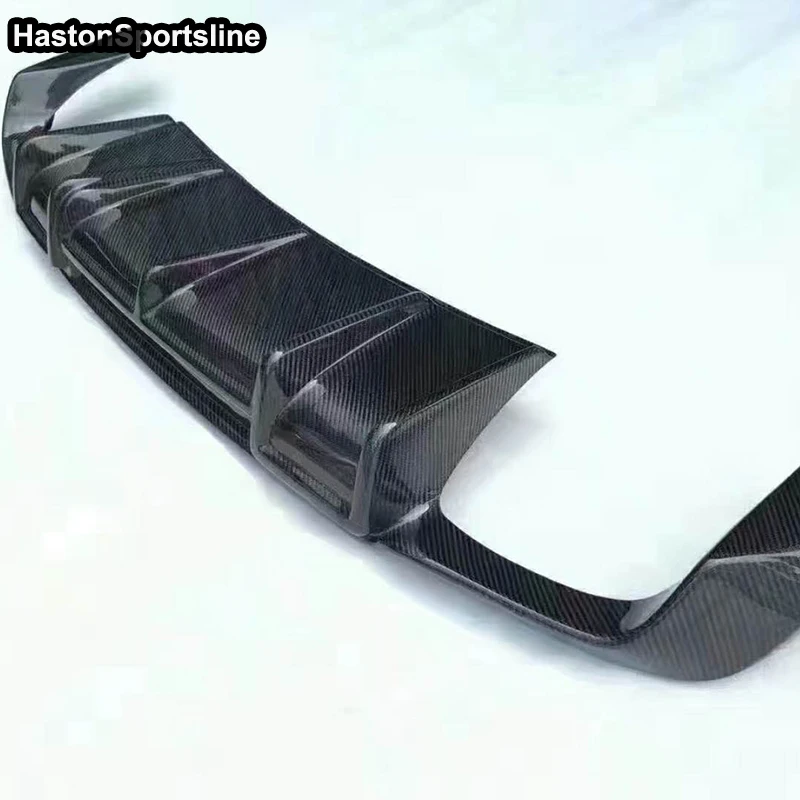 A3 8 V S3 SLine углеродного волокна задний бампер для губ Диффузор для Audi A3-Sline S3 хэтчбек 2013-(не подходит стандарт A3
