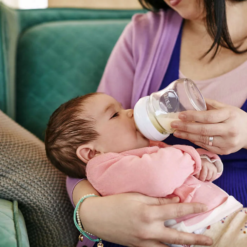Philips Avent 4 унций/120 мл детская стеклянная бутылка для молока тренировочная чашка