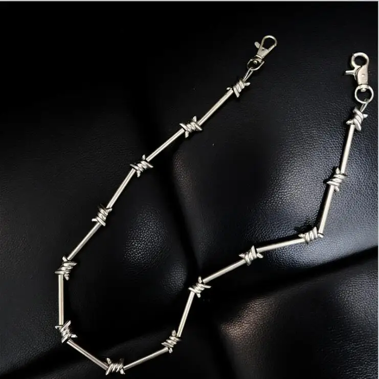 

Rock punk metal wind bamboo pants chain wallet chain