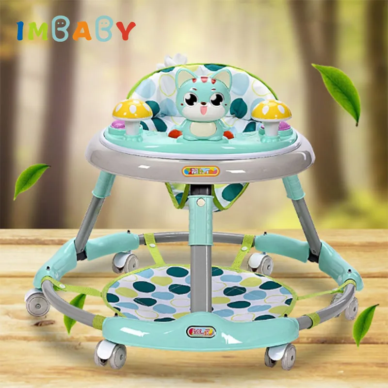 Детские ходунки IMBABY с колесами автомобиль для начинающих ходить детей