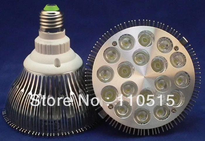 18x2W E27 36w PAR38 LED 조명, LED PAR-38 교체 전구 10W 12W 16W 85-256V X 32 개, 도매