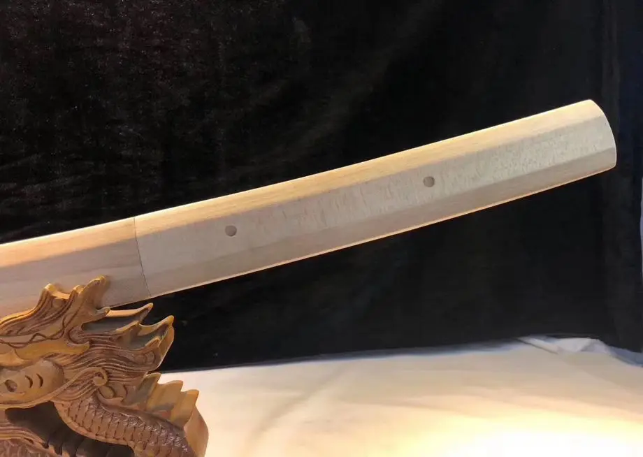 Ручная японская бритва острый Марганцевый Стальной самурайский меч катана Полный Тан можно отрезать бамбук