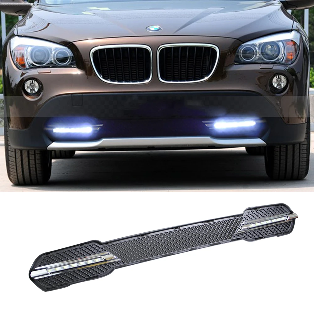 Автомобильный светодиодный DRL дневные ходовые огни для BMW X1 E84 2011 2012 дневной свет