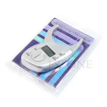 

Digital Display LCD Body Fat Caliper Skin Fold Analyzer