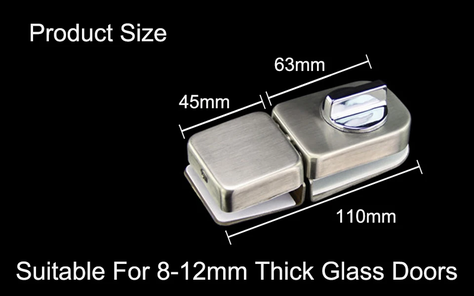 Glass Door Lock