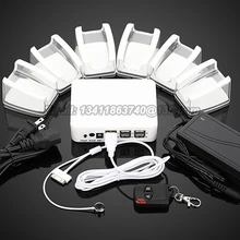 6 порты, для сотового телефона сигнализация и зарядка Мобильный смарт-дисплей безопасности мобильного телефона система для Iphone samsung huawei