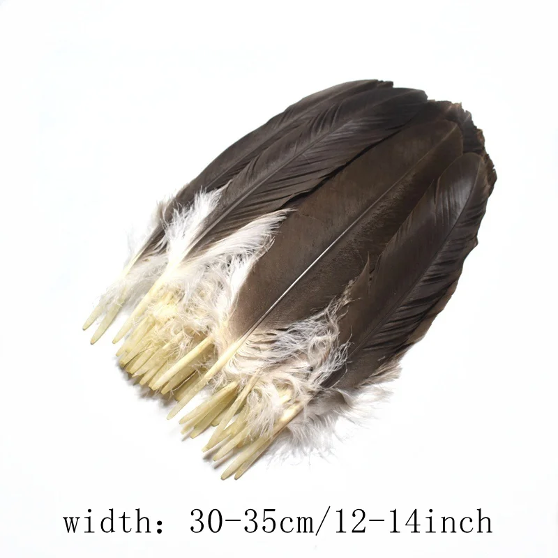 Одежда высшего качества Редкие природные Eagle перья для ремесел DIY белый большой перья для свадьбы ювелирные украшения партии Сова Plumas