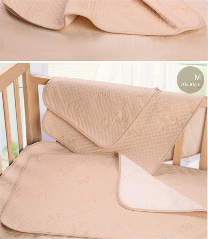 Organic Colorful Cotton Baby Cotton Breathable Diapering Changing Pads & Covers Infants and Neonatal Waterproof Pad Free Ship01