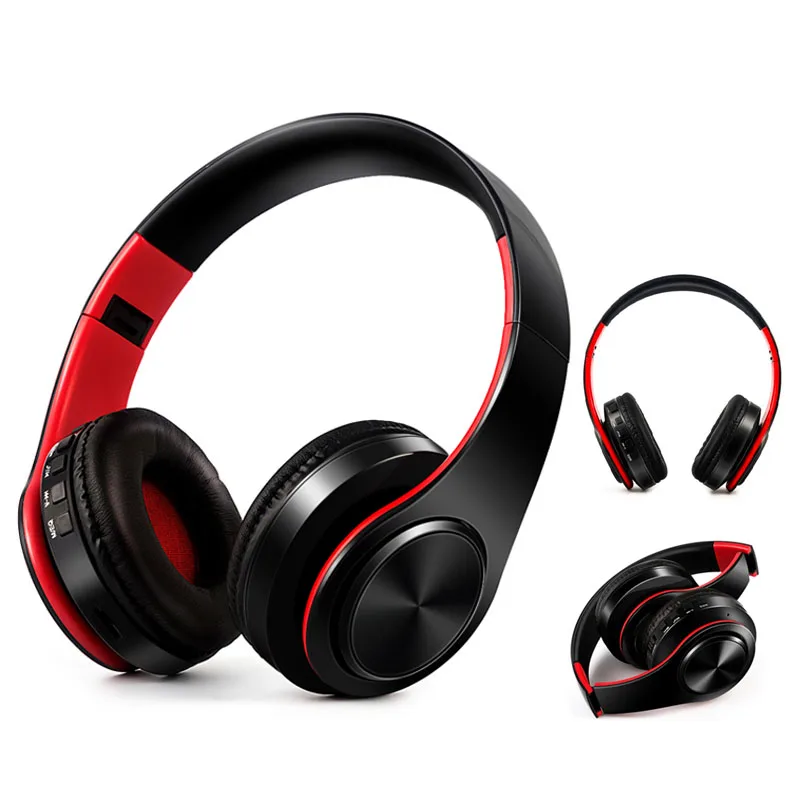 Новинка Bluetooth наушники бас спортивные поддержка TF AUX с микрофоном для ПК