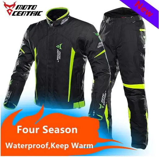 

2019 MOTOCENTRIC Keep Warm Winter Motorcycle Jacket Motocross Pants Racing Riding Jacket Suits Waterproof Jaqueta Motoqueiro