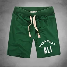 Летние мужские шорты для бодибилдинга MUHAMMAD ALI, новые повседневные шорты в стиле хип-хоп, хлопковые шорты в стиле рок, винтажные брендовые шорты высокого качества