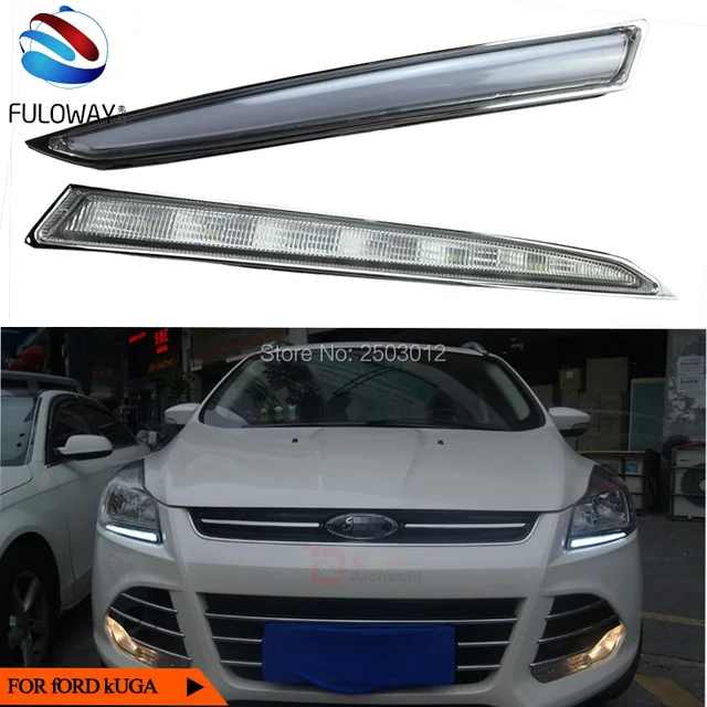 Car DRL LED daytime running lights turn signal and turn off relay 12V