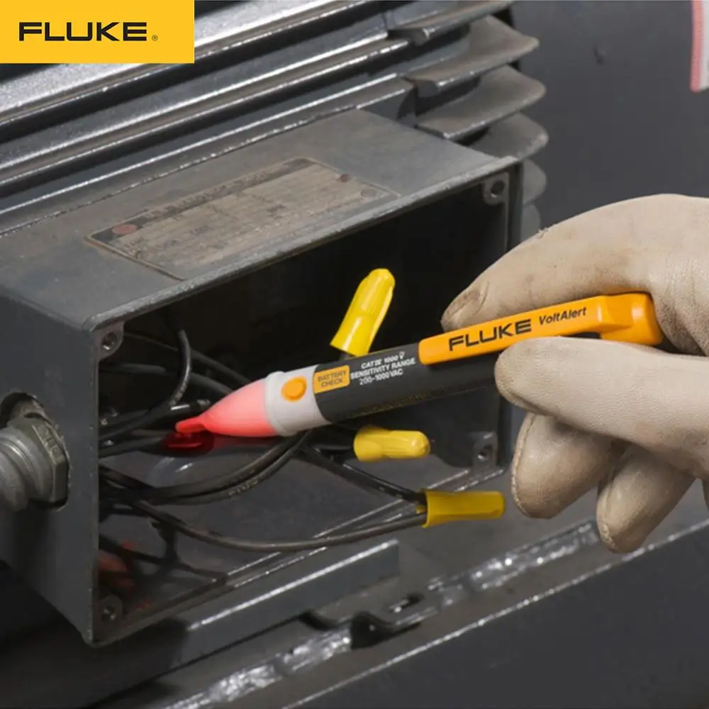 Fluke 1AC-C2 II вольт оповещения FLUKE 2AC датчик Бесконтактный детектор напряжения тестер переменного тока палка электрический детектор ручка