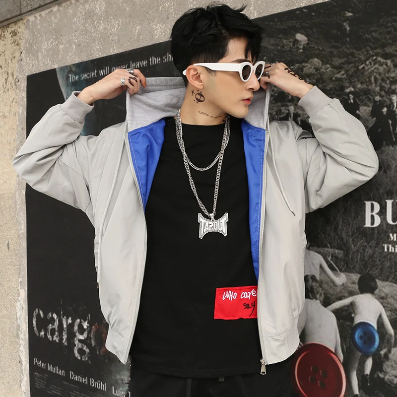 Vintage Spring Bomber Jackets Men Autumn Anorak Streetwear Japanese Jacket Men Mandarin Collar Pana Hombre Rave Clothes 5J83 Vintage Spring Bomber Jackets Men Autumn Anorak Streetwear Japanese Jacket Men Mandarin Collar Pana Hombre Rave Clothes 5J83