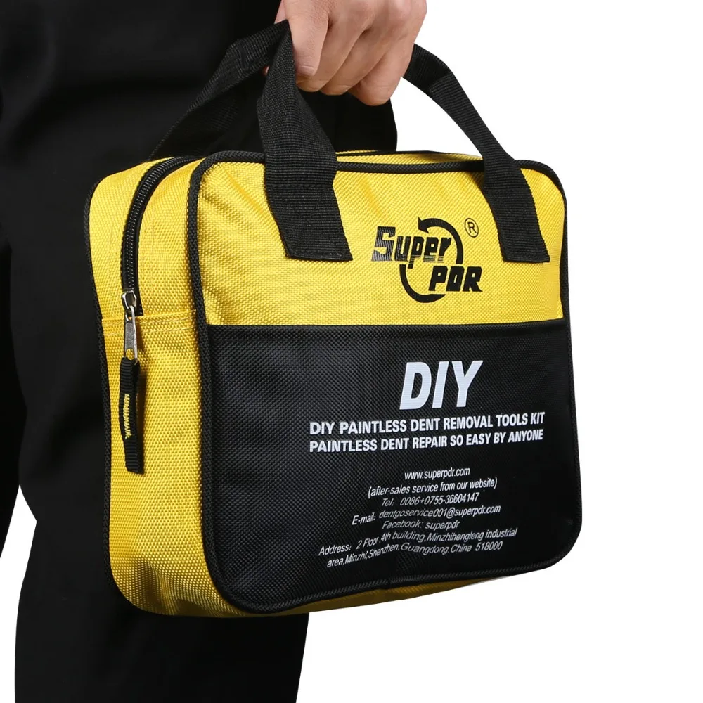 PDR Yellow Tool Bag Large Capacity Toolkit Car Body Repair Durable