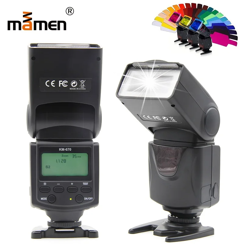 Mamen Camera Flash M S1 S2 Flash For Nikon D5300 D3200 Flash Digital