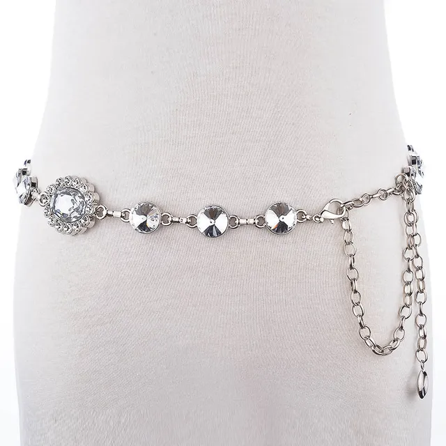 chain black and belt ring Gold Ladies Thin Fashion Waist Silver Metal Belts Circuar chain black and belt ring Gold Ladies Thin Fashion Waist Silver Metal Belts Circuar